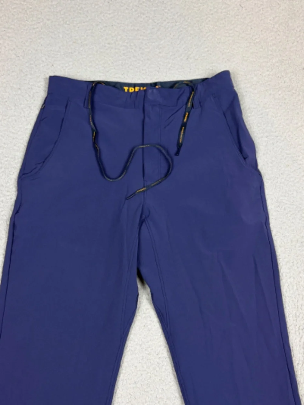 Trekka Pants Mens 29X30 Blue Hiking Pants Zip Pockets Nylon Outdoors Casual